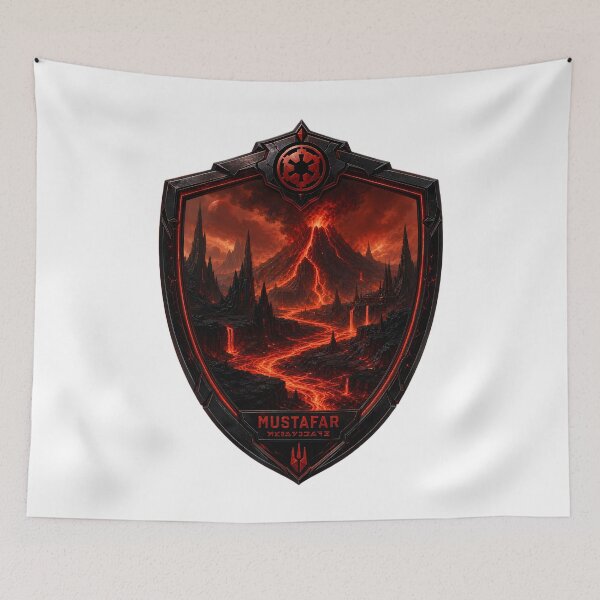 Item preview,  Mustafar National Park Nature Landscape designed and sold by FrontierCosmic.
