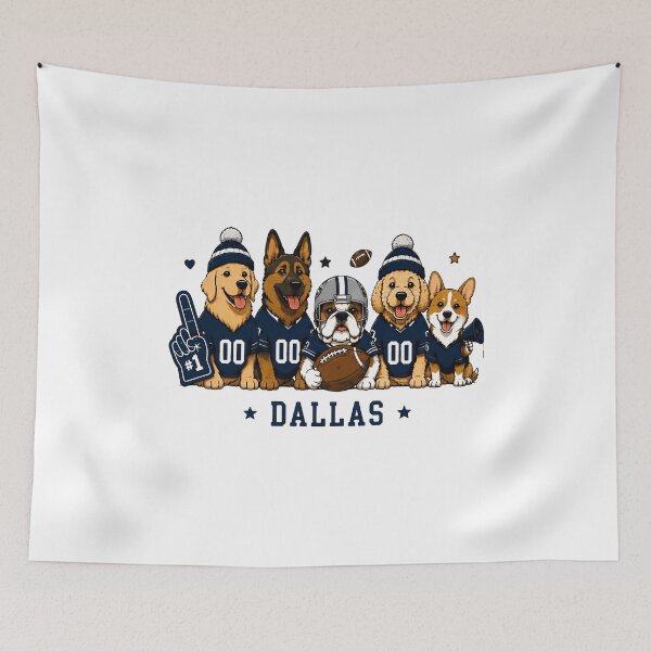 Item preview, Dallas Dog Football Fan designed and sold by Ifeanyichukw.