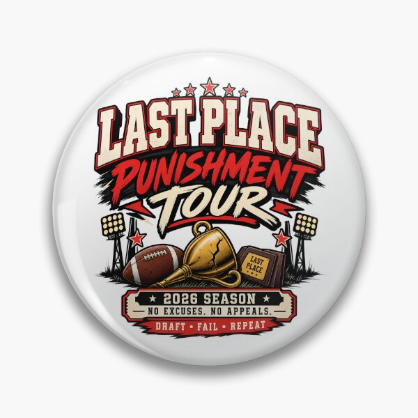 Item preview, Last Place Punishment Tour 2026 – Funny Fantasy Football Loser designed and sold by Grayson809.