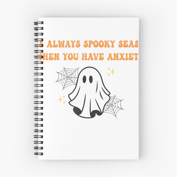 Item preview, It's Always Spooky Season When You Have Anxiety T-Shirt designed and sold by Magoya Store ⭐⭐⭐⭐⭐.