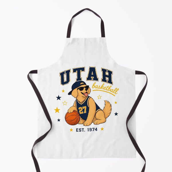 Item preview, Utah Basketball Retro Dog designed and sold by EvelettKus.