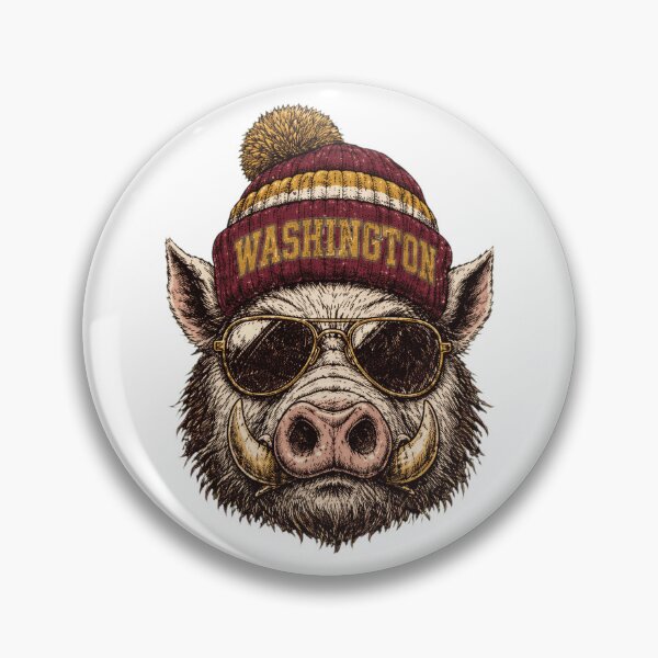 Item preview, Retro Boar Pig Beanie Sunglasses Game Day Fan designed and sold by SamuelRow44384.