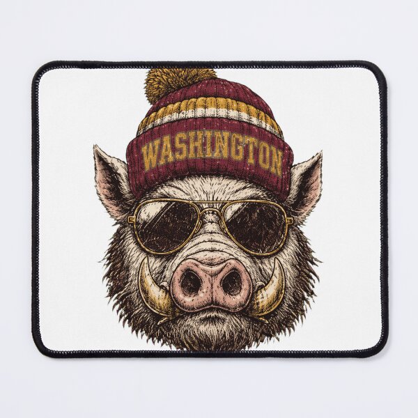 Item preview, Retro Boar Pig Beanie Sunglasses Game Day Fan designed and sold by SamuelRow44384.