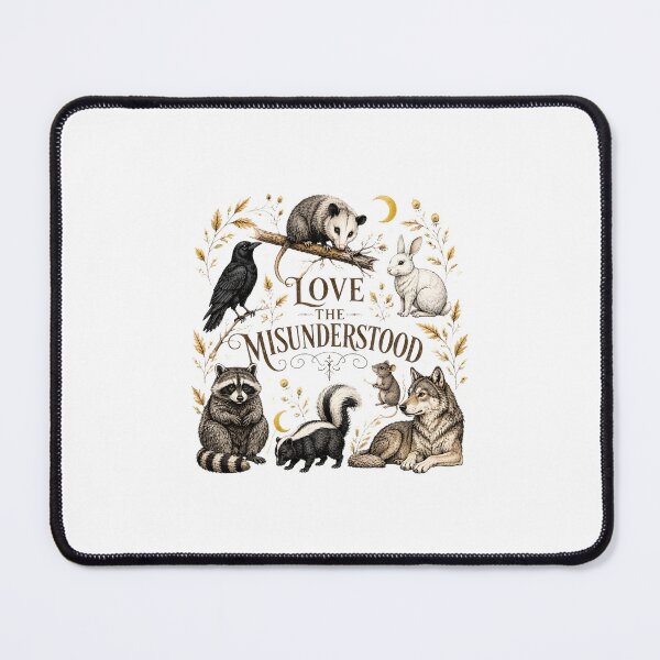 Item preview, Love The Misunderstood Animals - Wolf Possum Vulture designed and sold by PaletteArc.