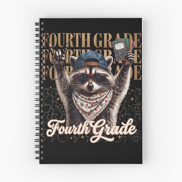 Item preview, Funny Fourth Grade Teacher Feral Raccoon Back To School designed and sold by Krwasatoune.