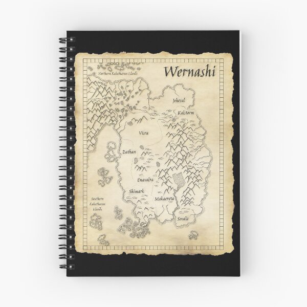 Item preview, Map of Wernashi designed and sold by Wernashi.