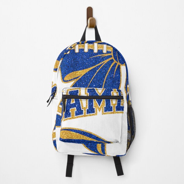 Item preview, Blue and Gold Coquette Bow Game Day Football Cheer Mom designed and sold by Denenberg Jardel.