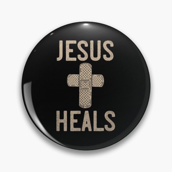 Item preview, Jesus Heals Aid Cross designed and sold by Foxintheloart.