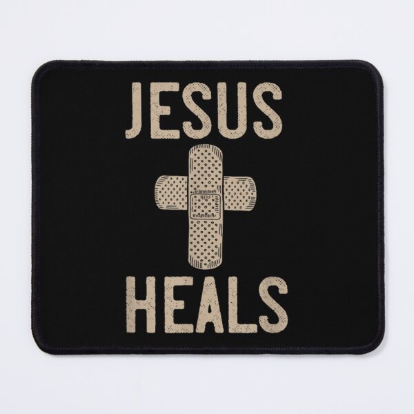 Item preview, Jesus Heals Aid Cross designed and sold by Foxintheloart.