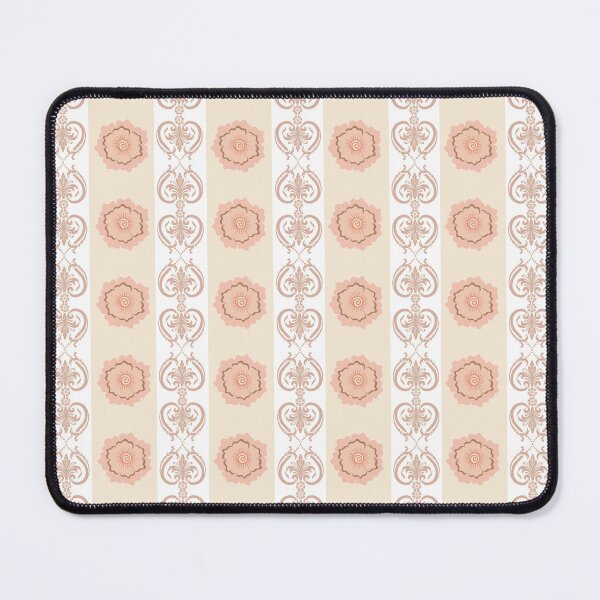 Item preview, Beige Damask Floral Striped Seamless Pattern designed and sold by prapapon.