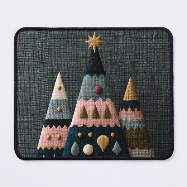 Item preview, Cozy Nordic Wooden Christmas Trees Art designed and sold by colorful-white.