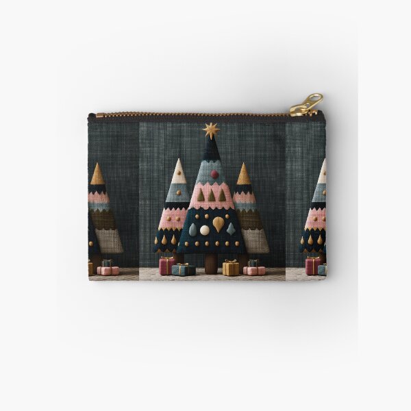 Item preview, Cozy Nordic Wooden Christmas Trees Art designed and sold by colorful-white.