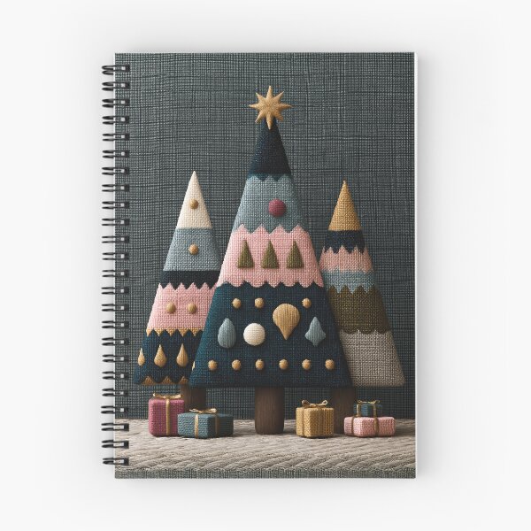 Item preview, Cozy Nordic Wooden Christmas Trees Art designed and sold by colorful-white.
