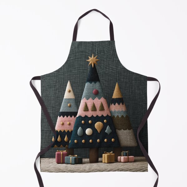 Item preview, Cozy Nordic Wooden Christmas Trees Art designed and sold by colorful-white.