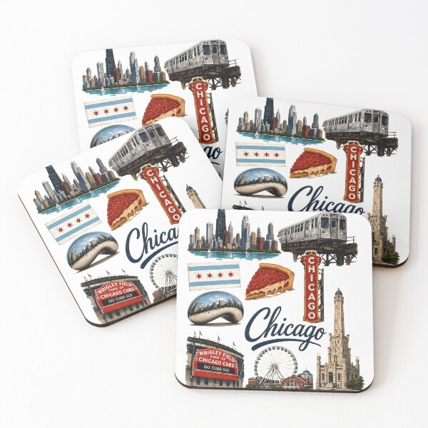Item preview, Chicago Vibes Collage Retro Travel City designed and sold by GaryGibbs36288.