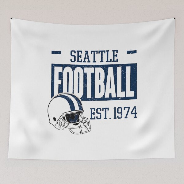 Item preview, Seattle Football Est 1974 Vintage Helmet designed and sold by CaleiAttwe.