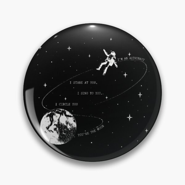 Item preview, Astronaut Moon Orbit Space Romantic designed and sold by Maeleah14.