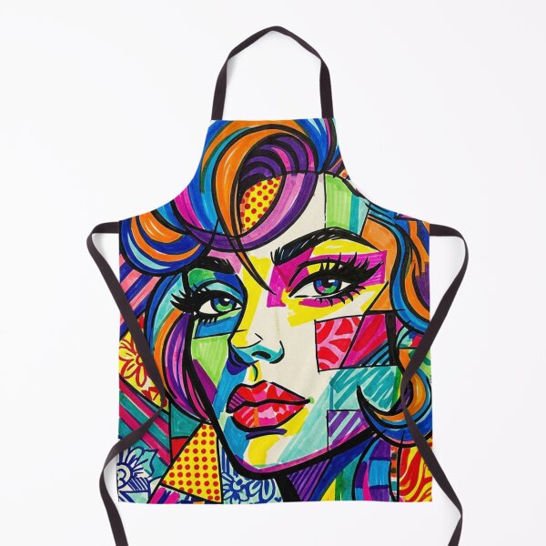 Item preview, Abstract Pop Art Portrait of a Woman in Colorful designed and sold by JonelleTshirts.