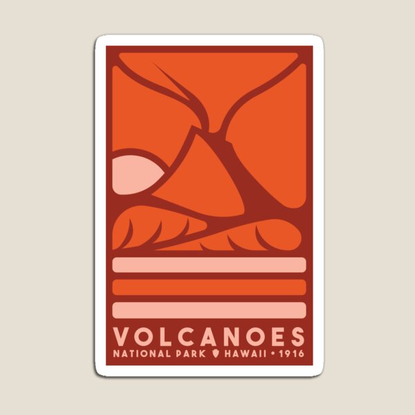 Volcanoes National Park Magnet