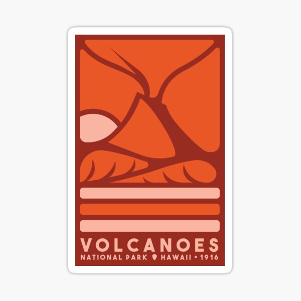 Volcanoes National Park Sticker