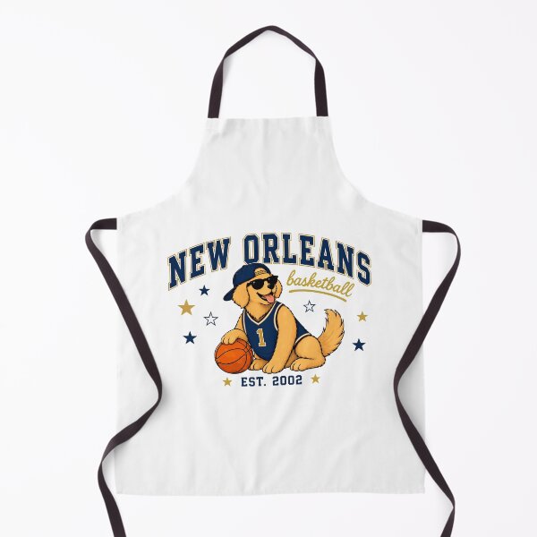 Item preview, New Orleans Basketball Dog Fan Cute Golden designed and sold by EvelettKus.
