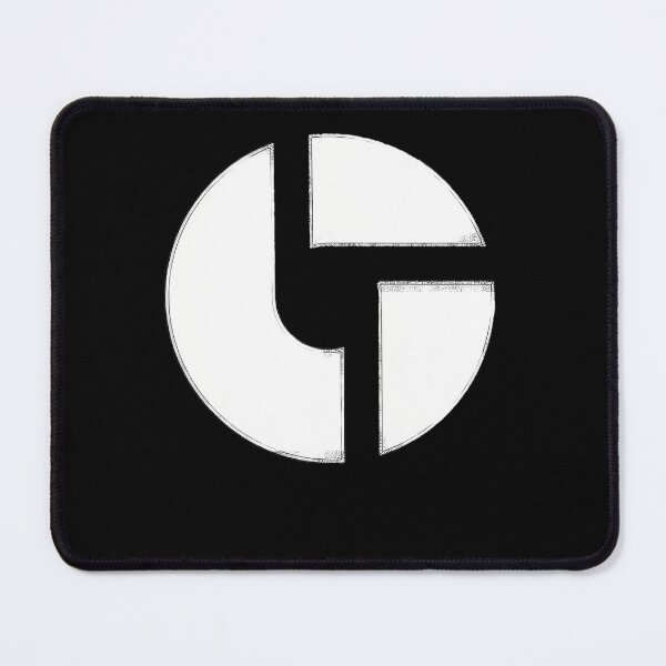 Item preview, Distressed White Circular Monogram Symbol with Textured Edges designed and sold by lord-graphic.
