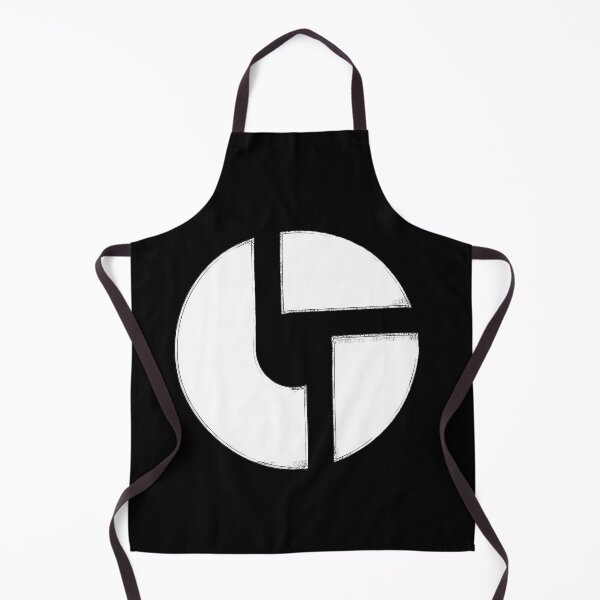 Artikelvorschau, Weißes, kreisförmiges Monogramm-Symbol im Used-Look mit strukturierten Kanten entworfen und verkauft von lord-graphic.