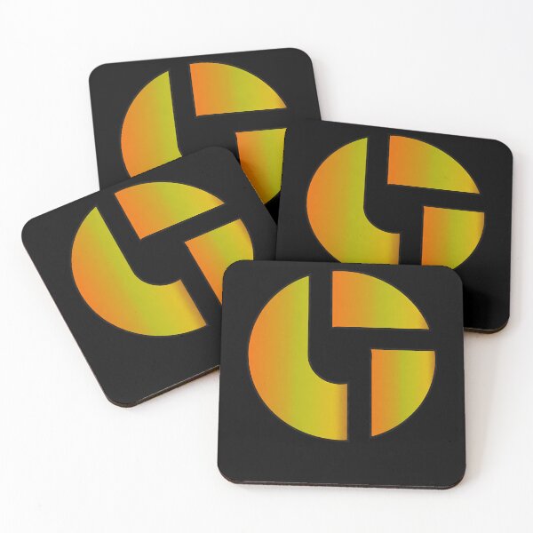 Item preview, Circular Geometric Monogram Symbol Filled with Warm Gradient Tones designed and sold by lord-graphic.