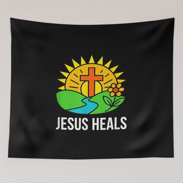 Item preview, Jesus Heals designed and sold by Foxintheloart.