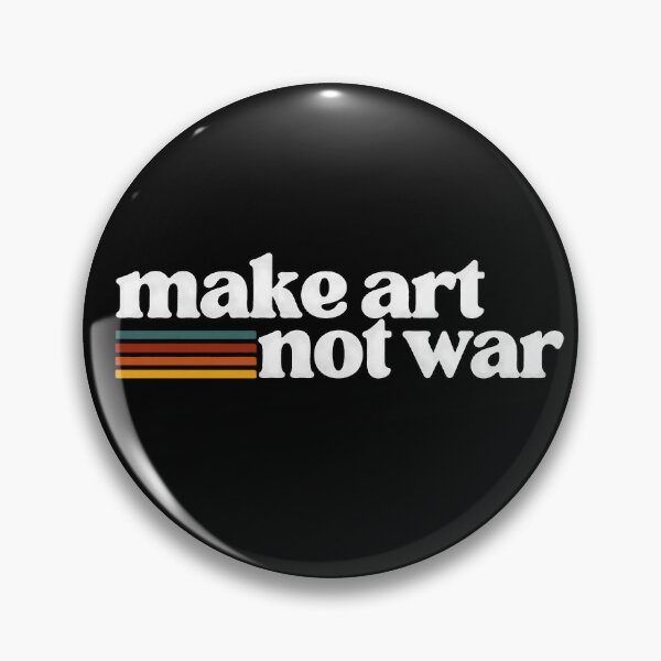 Item preview, Make Art Not War designed and sold by Ribeiro-Art.