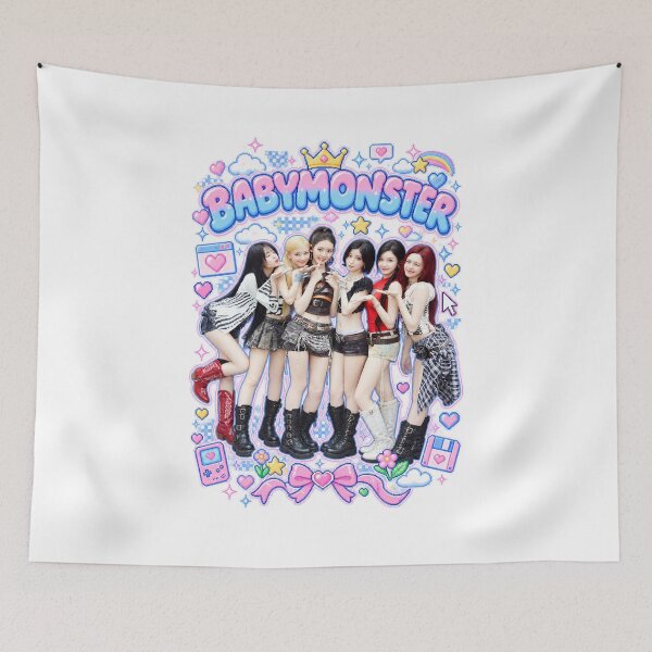 Item preview, BABYMONSTER Live Stage Concert Group Art designed and sold by Valereekmerch.