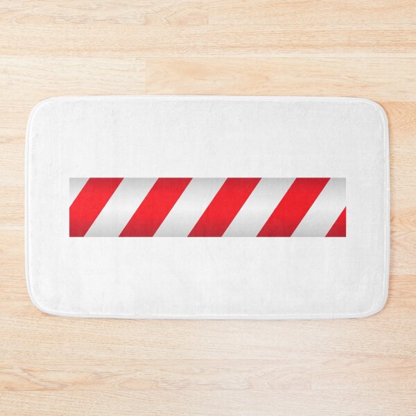 Item preview, Red White Safety Barrier Tape designed and sold by VectorForge Studio.