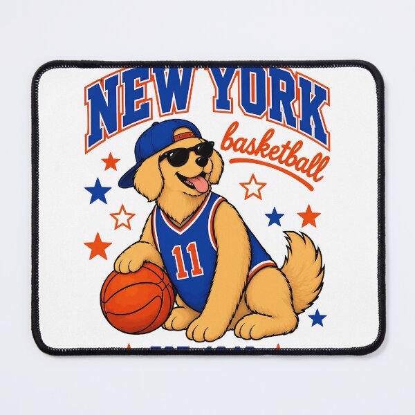 Item preview, New York Dog Basketball Retro Fan Gift designed and sold by EvelettKus.