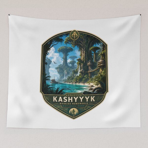 Item preview, Kashyyyk - National Park Nature Landscape designed and sold by FrontierCosmic.