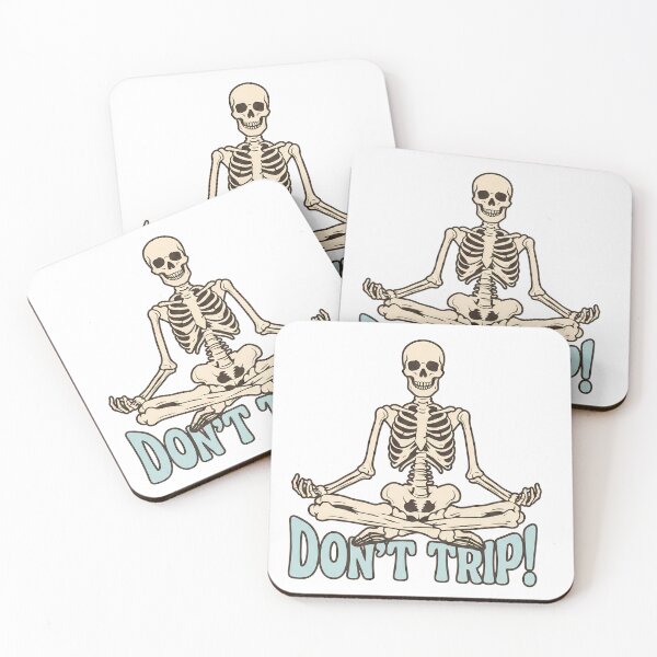 Item preview, Don't Trip Meditating Skeleton - gta 6 designed and sold by Fictional Ink Society.