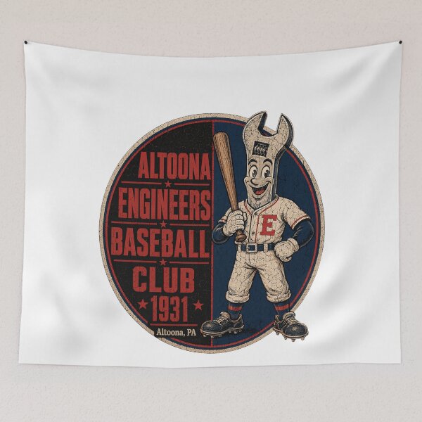 Item preview, Altoona Engineers Baseball Club 1931 Wrench Mascot Vintage designed and sold by SEINENGAPPI23.