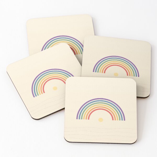 Item preview, Retro Rainbow Sunset - 70s Boho Wall Art designed and sold by Pamazing.