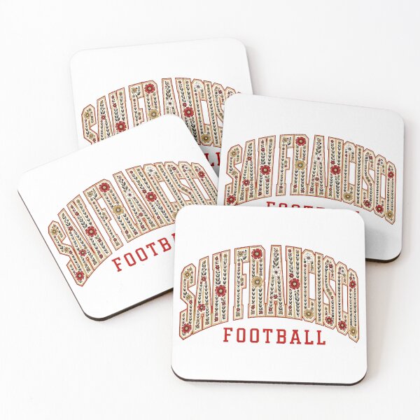 Item preview, Retro Floral San Francisco Football Spirit designed and sold by GaryGibbs36288.