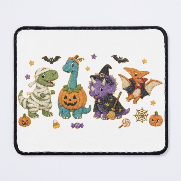 Item preview, Halloween Dinosaurs Embroidered Patch designed and sold by Nacho Average Designs.