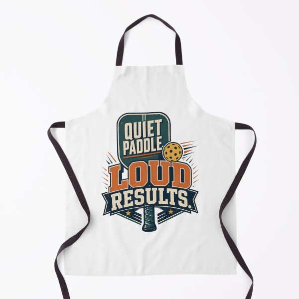 Item preview, Quiet Paddle Loud Results Pickleball Quote designed and sold by Colorful Designs.