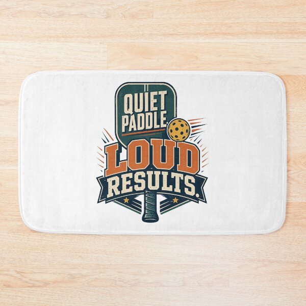 Item preview, Quiet Paddle Loud Results Pickleball Quote designed and sold by Colorful Designs.