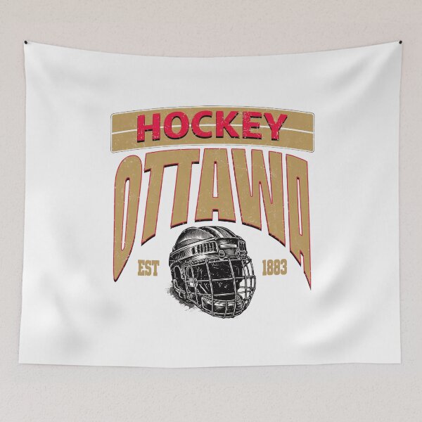Item preview, Retro Hockey Helmet EST 1893 Athletic Design designed and sold by IlanaLoudin.