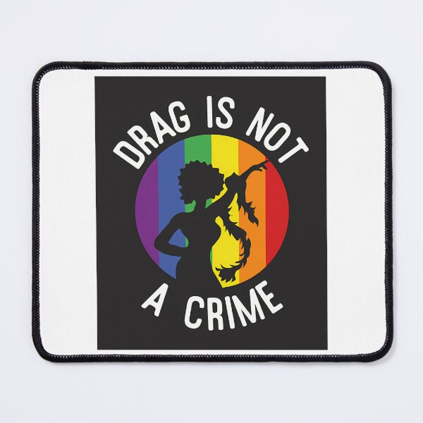 Item preview, Drag Is Not A Crime Funny Lgbtq Gay Pride Equality Rainbow Fist  designed and sold by vega-jumpz.