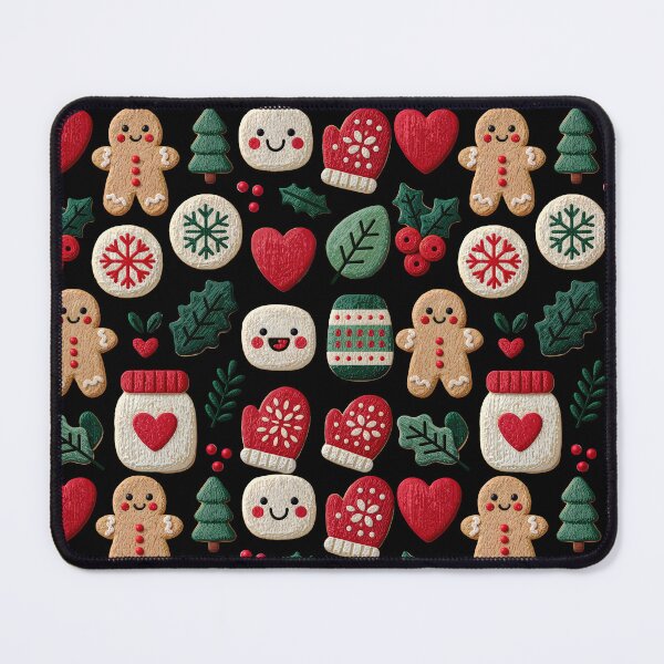 Item preview, Cute Christmas Gingerbread Cookies Pattern Art designed and sold by colorful-white.
