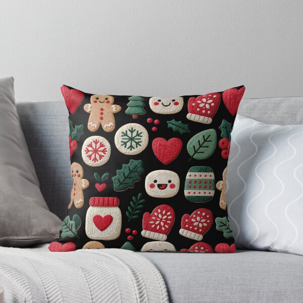 Item preview, Cute Christmas Gingerbread Cookies Pattern Art designed and sold by colorful-white.