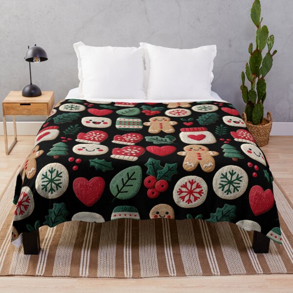 Item preview, Cute Christmas Gingerbread Cookies Pattern Art designed and sold by colorful-white.