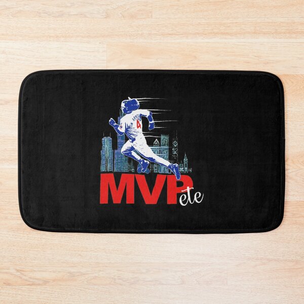 Artikelvorschau, Retro-Baseball-MVP-Spieler rennt durch die Stadtkulisse entworfen und verkauft von kalonnieli.