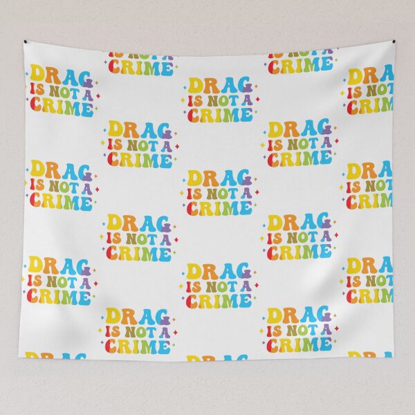 Item preview, Drag Is Not A Crime Support Drag Queens Lgbtq Rights Pride designed and sold by vega-jumpz.