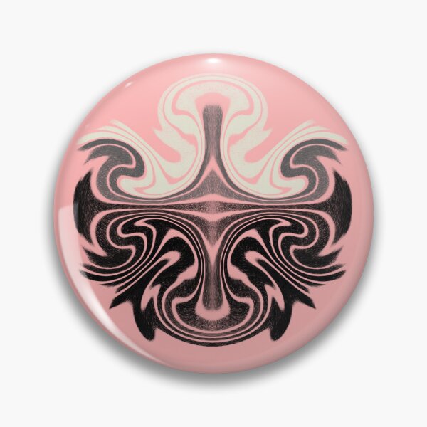Item preview, Abstract Liquid Swirl Tribal Ornament - Modern Psychedelic Monochrome designed and sold by LittleHappiness by Kamollak .
