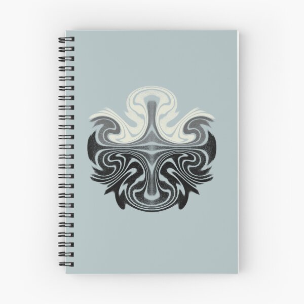 Item preview, Abstract Liquid Swirl Tribal Ornament - Modern Psychedelic Monochrome designed and sold by LittleHappiness by Kamollak .